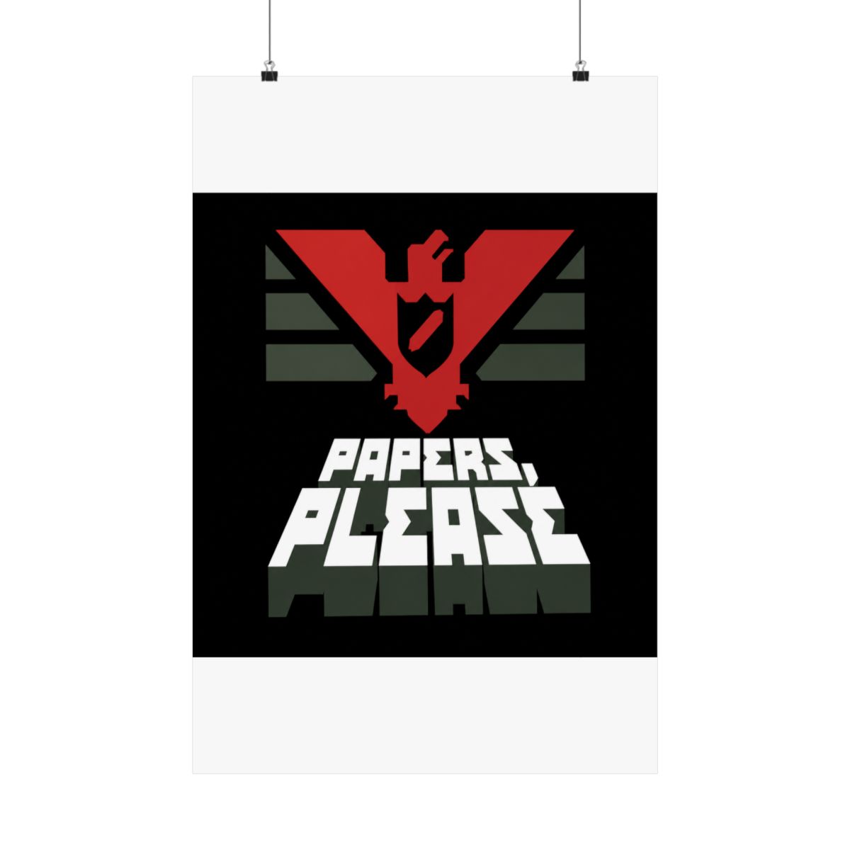 Papers Please Poster - Etsy | Papers, Please - Official posters merchandise