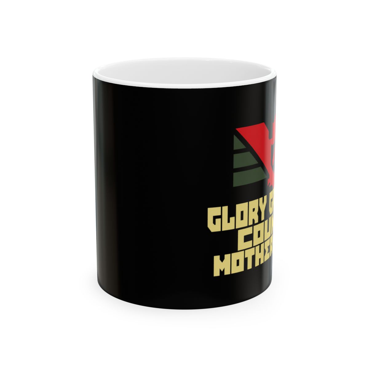 Glory to the Cold Mother Mug | Ceramic Coffee Tea Cup | Papers, Please Video Game Merch - alternate angle 1, merchandise